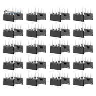 20 x 8 Pin 2.54mm Pitch IC Sockets Solder Type Adaptor