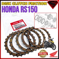100% ORIGINAL HONDA RS150 RSX150 CLUTCH PLATE CLUTCH DISC 22201-K56-N01 DISK CLUTCH FRICTION RS RSX 