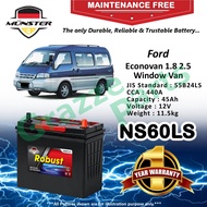 Münster Robust MF CMF NS60LS | 55B24LS (45AH) Car Battery Bateri Kereta for Ford Econovan 1.8 2.5 Wi