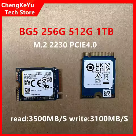 For Kioxia BG5 2230 1T 512G 256G SSD NVMe PCIe 4.0 laptop desktop computer camera handheld device co