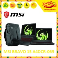 MSI BRAVO 15 A4DCR-069 / A4DDR-411MY  15.6” FHD Laptop ( Ryzen 5 4600H, 8GB, 512GB SSD, RX 5300M 3GB, W10 )