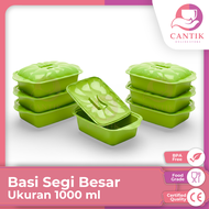 Prasmanan set Basi Sedang set Prasmanan Plastik Segi BPA Free Food Grade Wadah Prasmanan Tahan Pana