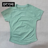 DFYNE Quick-Drying Dopamine Short-Sleeved T-Shirt Fitness Running Yoga Pants Training Breathable Cas