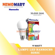 CAHAYA HANNOCHS A-BULB LED LAMP SONIC COOL DAYLIGHT BULB 9 WATT W HANNOCH 9WATT 9W WHITE LIGHT DAY L