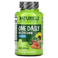 NATURELO, One Daily Multivitamin for Men 50+, 60 Vegetarian Capsules