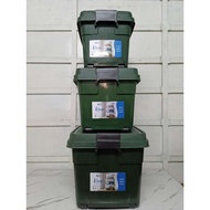 NIKKO VIVA STORAGE BOX 75L, 50L, 30L - 2275 2250 2230 (GREEN)