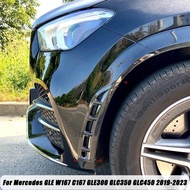 For Mercedes GLE W167 C167 GLE300 GLC350 GLC400 GLC450 2019-2023 Car Front Wheel ABS Air Vent Hood F