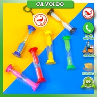 Combo of 6 HAPPY TIME decorative mini hourglasses 30 seconds/ 1 minute/ 2 minutes/ 3 minutes/ 5 minu