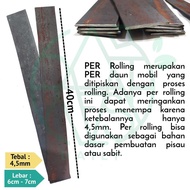 DAUN PER ROLLING PER TIPIS ketebalan sekitar 5mm Bahan Sabit Pisau dsb