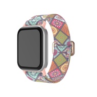 1 A Boys And Girls Plain Coloured Drawing Or Pattern Woven Elastic Strap, Applicable To Watch Strap 