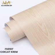 Wallpaper Stiker Kayu Lemari Meja Dinding Dapur Motif Kayu Tahan Air Minyak Dan Decosheet dekosit ta