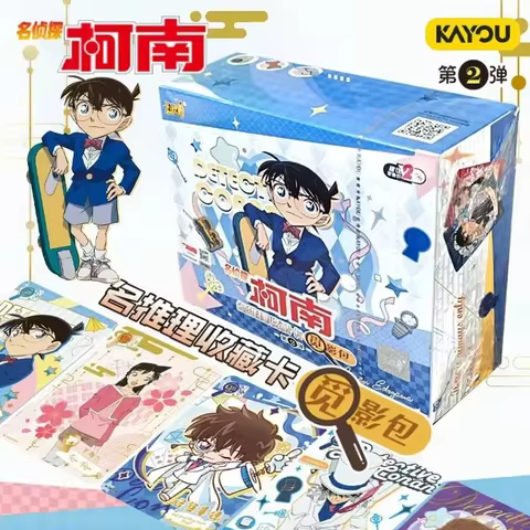 KAYOU Genuine Detective Conan Vol.2 Shadow Seek Pack Cards Kudo Shinichi Mouri Ran Themed Gift Set f