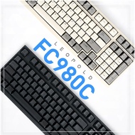Leopold FC980C White Gray Computer Mechanical Keyboard - Standard Topre Switch- 45G - Genuine Produc
