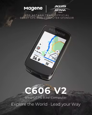 Magene C606V2 Touchscreen GPS Bike Computer 2.8inch Navigation Speedometer Cycling Digital Stopwatch