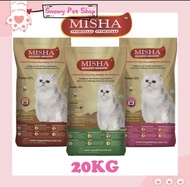 Misha Dry Cat Food 20kg Misha Cat Kibbles Makanan Kucing 20kg