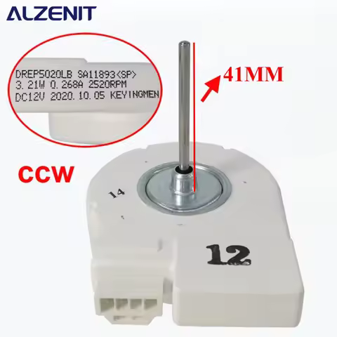 New For Samsung Refrigerator Cooling Fan Motor DREP5020LB DC Cooling 3.21W 0.268A 2520RPM DC12V Frid