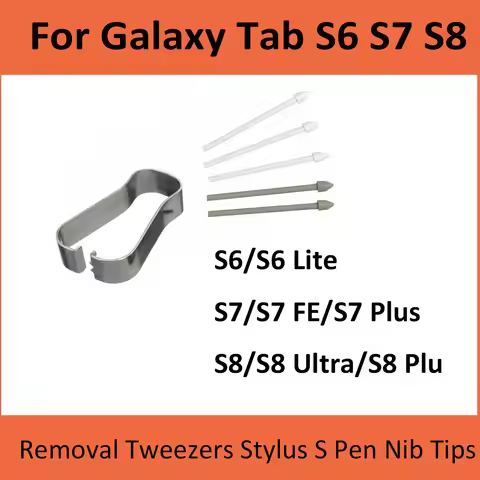 Removal Tweezers Tool Touch Stylus S Pen Nib Tips For Samsung Galaxy Tab S6 Lite T860 T865 P615 P610