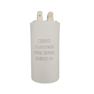 CBB60 Capacitor 16uf +- 5%SH 450 VAC 50/60Hz 25/85/21 Po for AC Water Air Pump Motor