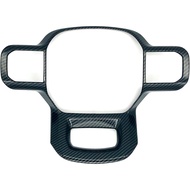 Keptrim for F-150 ABS Carbon Fiber Steering Wheel Cover Trim for 2021 2022 2023 2024 2025 Ford F150,
