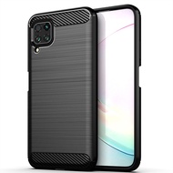 Huawei Nova 7i Case Shockproof Armor Carbon Fiber Silicone TPU Soft Case Cover Huawei Nova 7i 7 i No