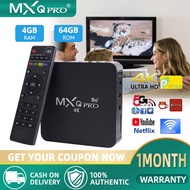 mxq pro tv box 4k 5g 4gb 64gb wifi box for non smart tv android smart digibox tv box for tv original