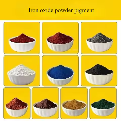 500g/1000g Iron Oxide Powder Pigment DIY Ceramic Handicrafts Wood Boards Wall Surface and Paint Runw