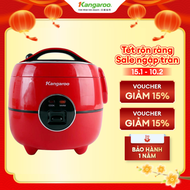 [BH 1 Năm] Nồi cơm điện Kangaroo KG822 nắp gài - Dung tích 1.2 Lít -  Công nghệ nấu 3D loại cơ - Hàn