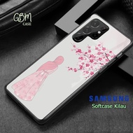[GBM666] Softcase Glitter Samsung S21 S22 S23 S24Plus Ultra Fe Case Glass Casing Silicone Cover hp S