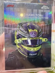 F1 Topps Chrome Lewis Hamilton F1 頭盔卡