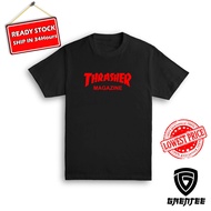 THRASHER LOGO MEN TSHIRT GRAPHIC TEES UNISEX 100% HIGH QUALITY COTTON G0121