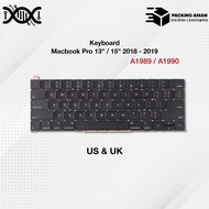 Macbook Pro 13" A1706 Keyboard / A1708 / A1989 2016 - 2019 | US UK Compatible