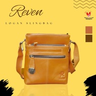 Tas Selempang Pria Kulit Asli REVEN LOGAN SLINGBAG