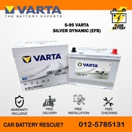 [ Installation Provided ] S95 EFB 130D26L Varta Silver EFB Dynamic for Start &amp; Stop Engine (Idling Stop) Car Battery