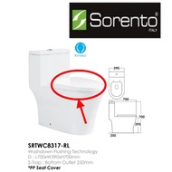 sorento toilet seat cover srtwc8317-rl seat cover srtscbd324