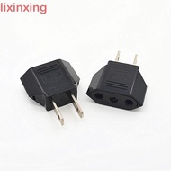 LIXINXING Travel Adapter 2 pin European Mini Adapter Power Converter EU To US US Plug Adapter EU Plu