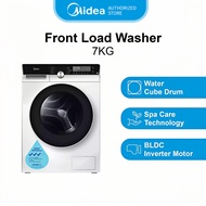 SG Stock Midea MFK768W White Front Load Washing Machine 7kg  Water Efficiency 3 Ticks