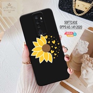 Latest Oppo A5/A9 2020 case - Rajacase - Oppo A5 2020 case case - Flower case Motif - Handphone Protector - Oppo - Softcase Oppo A9 2020 4G Hp Protector Mobile Phone Accessories Casing &amp; skin Handpone Aerocase Customcase Java Case