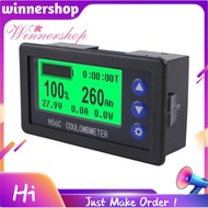 H56CS DC100V Coulometer Battery Capacity Tester 10A LCD Backlight Display Digital Ammeter Voltmeter 
