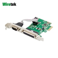 PCI Express Serial + Parallel I/O Card WIRETEK