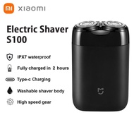 SG LOCAL SELLER - XIAOMI S100 / S200 Electric Shaver Waterproof Dual Head Sharp Precise Portable Tra