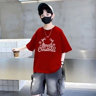 Christmas Kids Cool Kids T Shirt For Boys 3yrs-14yrs Baju Budak Lelaki Full Cotton Super Fashion Tee