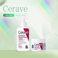 CeraVe Itch Relief Moisturizing Lotion 8 oz 237ml&Itch Relief Moisturizing Cream 340g