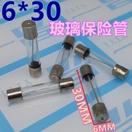 Glass Fuse 6 * 30 Quick Break Fuse 6x30mm Fuse Tube 1 Box 100pcs 6DVX