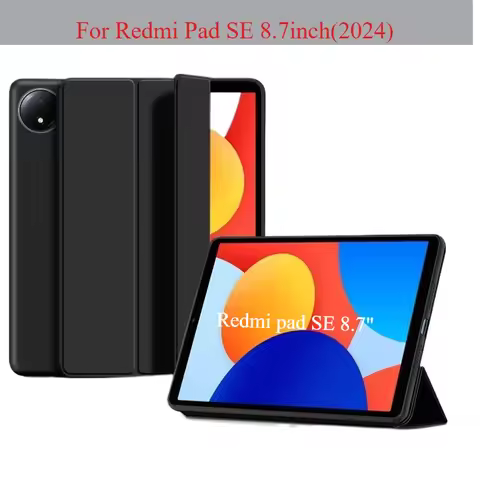 Case For Redmi Pad SE 8.7"8 7 Tablet Cover Xiaomi Redmi Pad SE 2024 8 7 4G(8.7inch)PU Leather Smart 
