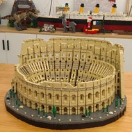 STARYSWAY Architecture City Model, Large Architecture Mini Building Blocks Roman Colosseum Model, Co