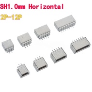 10PCS SH1.0mm Horizontal Vertical 1.0mm Pitch Connector 2P/3P/4P/5P/6P/7P/8P/10P SMD Socket in stock