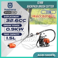 Agrishop Husqvarna 131RB 33cc Backpack Brush Cutter / Mesin Rumput Galas