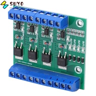 SUYO 4‑Way MOS Tube Module, PWM 3-20V 4-Channel Field Effect Tube Module, Electronic Circuit 0~1KHZ 