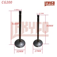200cc Motorcycle Engine Intake Exhaust Valves Stem Balance Shaft Combination for LIFAN ZONGSHEN CG00