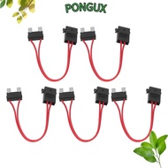 PONGUX 5PCS Fuse Connector, 16AWG With Wire Car Fuse Holder, Waterproof 20A Auto Inline Fuse Holder 